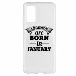 Чехол для Samsung S20 Legends are born in January - PrintSalon