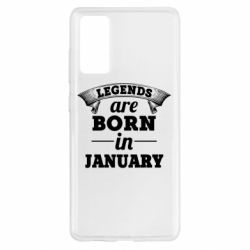 Чехол для Samsung S20 FE Legends are born in January - PrintSalon
