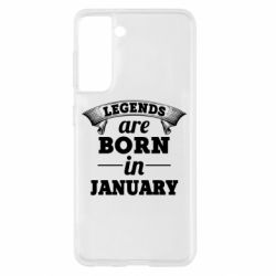 Чехол для Samsung S21 Legends are born in January - PrintSalon
