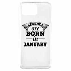 Чехол для Oppo A73 Legends are born in January - PrintSalon