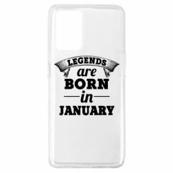 Чехол для Oppo A74 4G Legends are born in January - PrintSalon