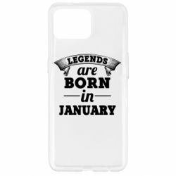 Чехол для Oppo Reno 4 Lite Legends are born in January - PrintSalon