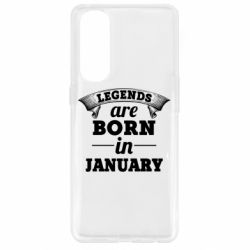 Чехол для Oppo Reno 4 Pro Legends are born in January - PrintSalon