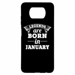 Чехол для Xiaomi Poco X3 Legends are born in January - PrintSalon