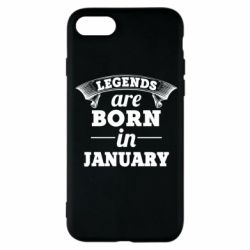 Чехол для iPhone SE 2022 Legends are born in January - PrintSalon
