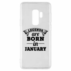 Чехол для Samsung S9+ Legends are born in January - PrintSalon