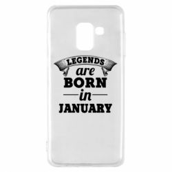 Чехол для Samsung A8 2018 Legends are born in January