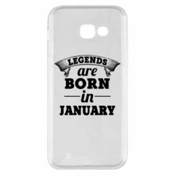 Чехол для Samsung A5 2017 Legends are born in January - PrintSalon