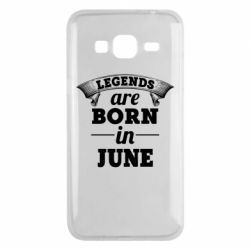 Чехол для Samsung J3 2016 Legends are born in June-PrintSalon Чехол для Samsung J3 2016 Legends are born in June