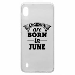 Чехол для Samsung A10 Legends are born in June - PrintSalon