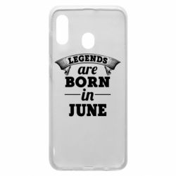 Чехол для Samsung A20 Legends are born in June