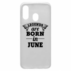 Чехол для Samsung A40 Legends are born in June