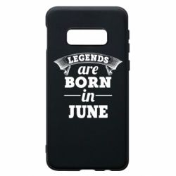 Чехол для Samsung S10e Legends are born in June - PrintSalon
