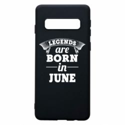 Чехол для Samsung S10 Legends are born in June - PrintSalon