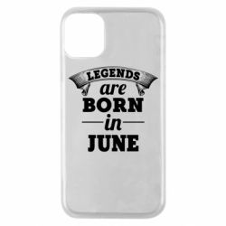 Чехол для iPhone 11 Pro Legends are born in June - PrintSalon