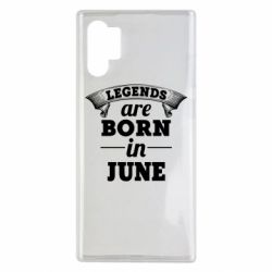 Чехол для Samsung Note 10 Plus Legends are born in June - PrintSalon