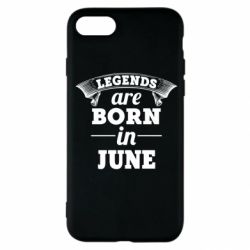 Чехол для iPhone SE 2020 Legends are born in June - PrintSalon