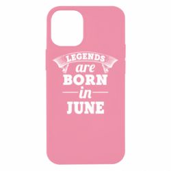 Чехол для iPhone 12 mini Legends are born in June - PrintSalon