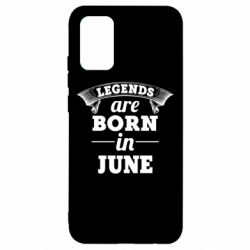 Чехол для Samsung A02s/M02s Legends are born in June - PrintSalon