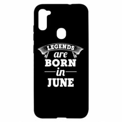 Чехол для Samsung A11/M11 Legends are born in June - PrintSalon