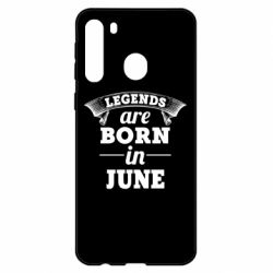 Чехол для Samsung A21 Legends are born in June
