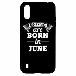 Чехол для Samsung A01/M01 Legends are born in June