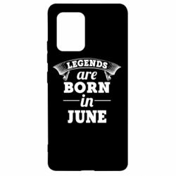 Чехол для Samsung S10 Lite Legends are born in June - PrintSalon