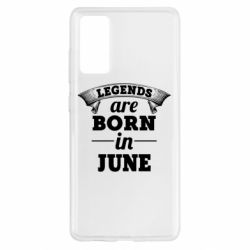 Чехол для Samsung S20 FE Legends are born in June - PrintSalon