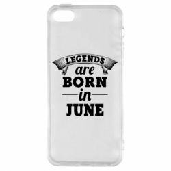 Чехол для iPhone5/5S/SE Legends are born in June - PrintSalon