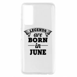Чехол для Huawei P Smart 2021 Legends are born in June - PrintSalon
