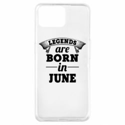 Чехол для Oppo A73 Legends are born in June - PrintSalon