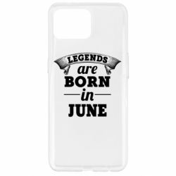 Чехол для Oppo Reno 4 Lite Legends are born in June - PrintSalon