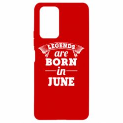 Чехол для Xiaomi Redmi Note 10 Pro Legends are born in June - PrintSalon