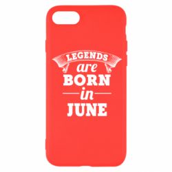 Чехол для iPhone SE 2022 Legends are born in June - PrintSalon