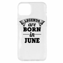 Чехол для iPhone 14 Plus Legends are born in June - PrintSalon