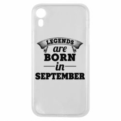 Чехол для iPhone XR Legends are born in September - PrintSalon