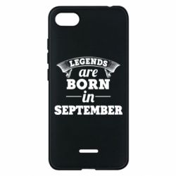Чехол для Xiaomi Redmi 6A Legends are born in September - PrintSalon