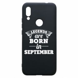 Чехол для Xiaomi Redmi 7 Legends are born in September - PrintSalon