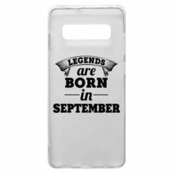 Чехол для Samsung S10+ Legends are born in September - PrintSalon