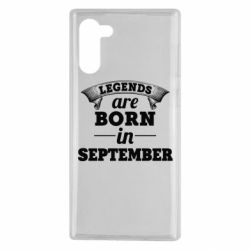 Чехол для Samsung Note 10 Legends are born in September