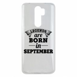 Чехол для Xiaomi Redmi Note 8 Pro Legends are born in September - PrintSalon