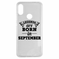 Чехол для Xiaomi Redmi Note 7 Legends are born in September - PrintSalon