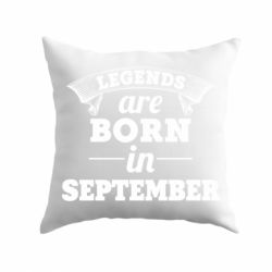 Подушка Legends are born in September-PrintSalon Подушка Legends are born in September