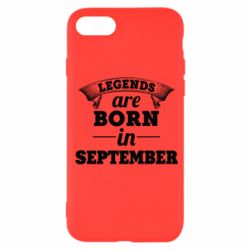 Чехол для iPhone SE 2020 Legends are born in September - PrintSalon