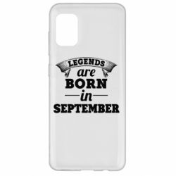 Чехол для Samsung A31 Legends are born in September - PrintSalon