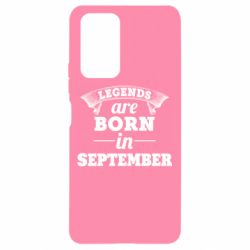 Чехол для Xiaomi Redmi Note 10 Pro Legends are born in September - PrintSalon
