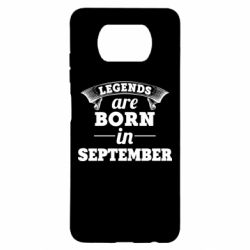 Чехол для Xiaomi Poco X3 Legends are born in September - PrintSalon