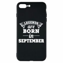 Чехол для iPhone 7 Plus Legends are born in September - PrintSalon