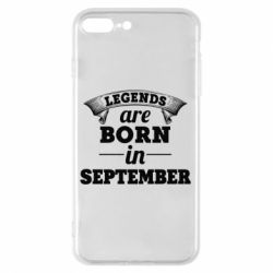 Чехол для iPhone 8 Plus Legends are born in September - PrintSalon