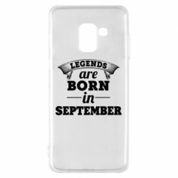 Чехол для Samsung A8 2018 Legends are born in September